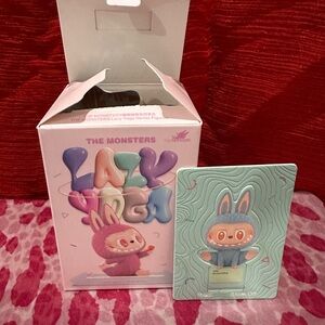 The Monsters Lazy Yoga Puzzle Toy - Blue and Pink